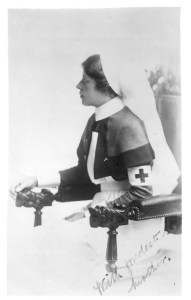 Daisy Dobbs MM in her nurses uniform; photo provided by her grandson, Geoff Botting.