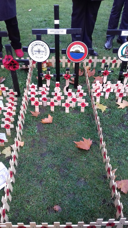 SCS Plot at the Royal British Legion's Field of Remembrance, November 2018. Photo by Alan Wakefield.