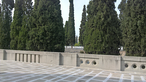 A view across the Allied cemeteries at Seitenlik, taken by the author in 2016.